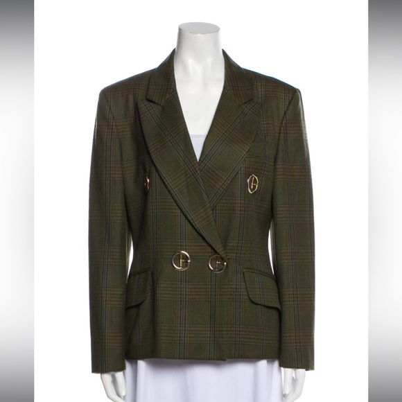 Moschino Vintage 1990’s Blazer with Peaked Lapels and Structured Shoulders - Picture 2 of 16